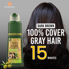 Yardlie Natural Black Hair Color Shampoo UK Based Formula 200ml