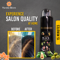 Yardlie Natural Black Hair Color Shampoo UK Based Formula 200ml